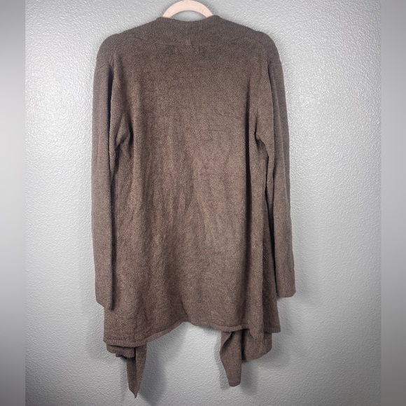 Barefoot Dreams Womens CozyChic Lite Calypso Wrap L\XL Brown Cardigan Bamboo - Picture 7 of 8
